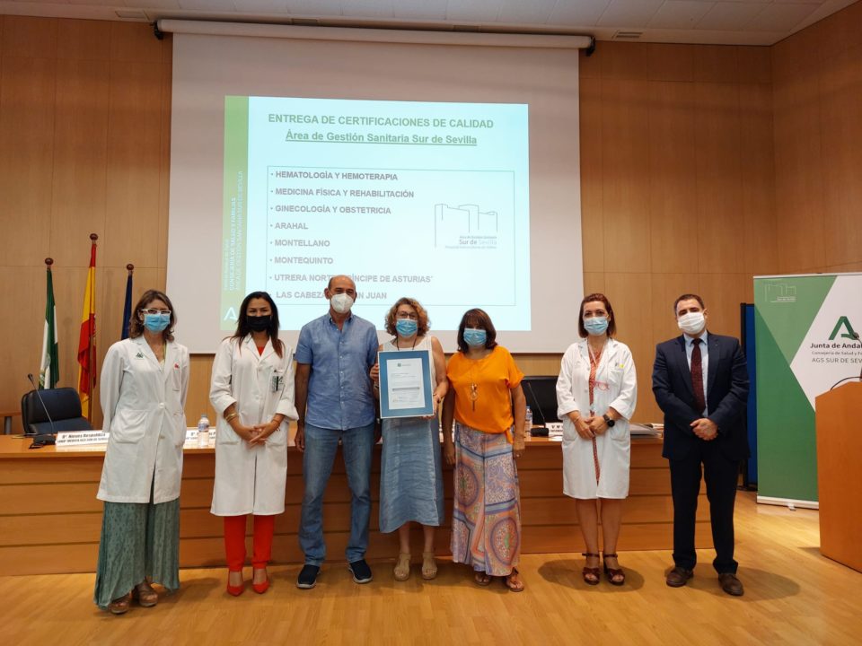 Entregada la certificación de calidad al centro de salud de Montequinto
