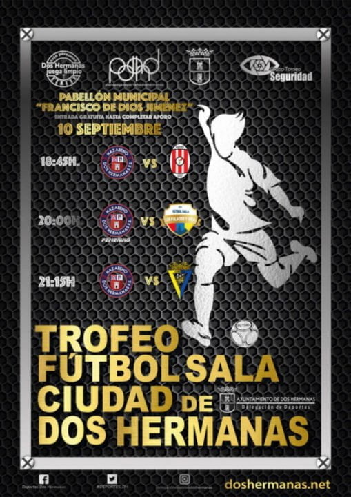 El primer Trofeo Ciudad de Dos Hermanas de Fútbol Sala se disputa este viernes