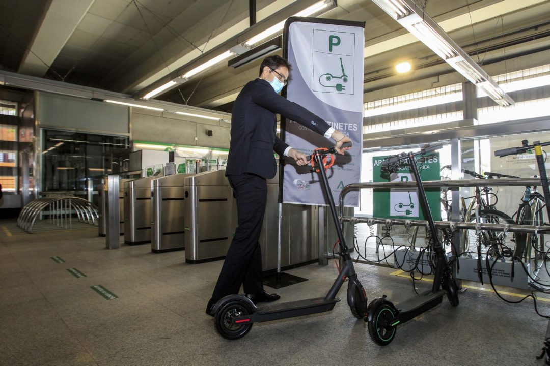 La estación de Europa tendrá aparcamiento de patinetes eléctricos