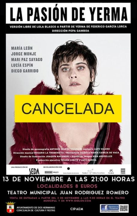 Devolución de las entradas de La Pasión de Yerma