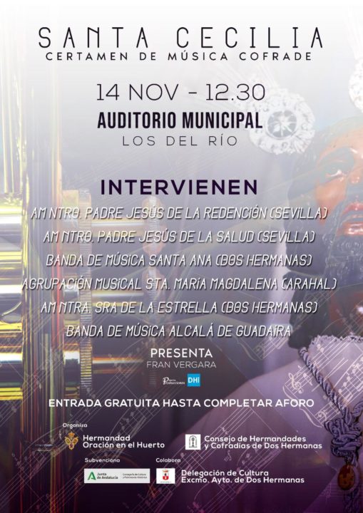Certamen de música cofrade Santa Cecilia en el auditorio