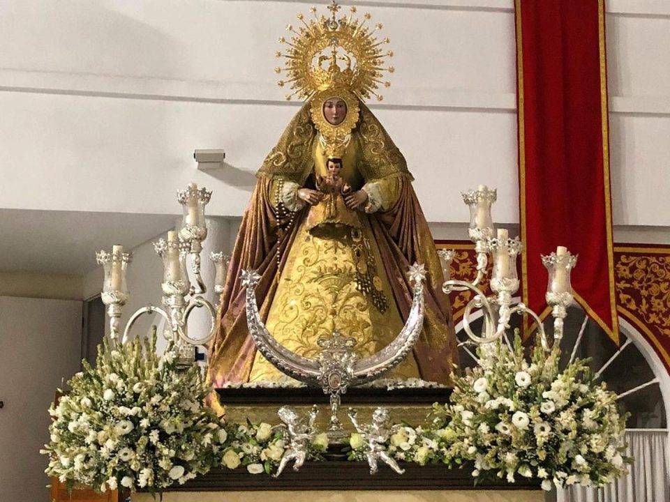 La Virgen de los Ángeles visita la Parroquia de San Juan Pablo II