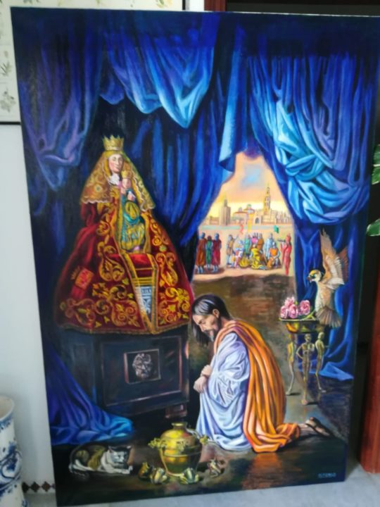 Pintura histórica de la Virgen de Valme