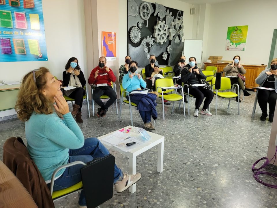 Primer taller presencial para las familias desde la pandemia