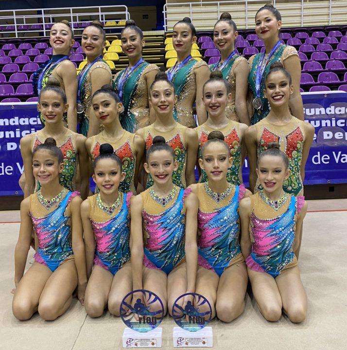 Subcampeonas de la Copa de España de Gimnasia Rítmica