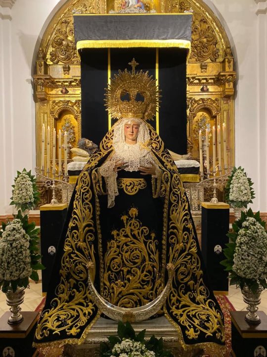 Semana mariana de cultos en Tres Caídas y La Misericordia
