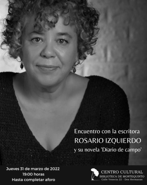 Encuentro literario con Rosario Izquierdo en Montequinto