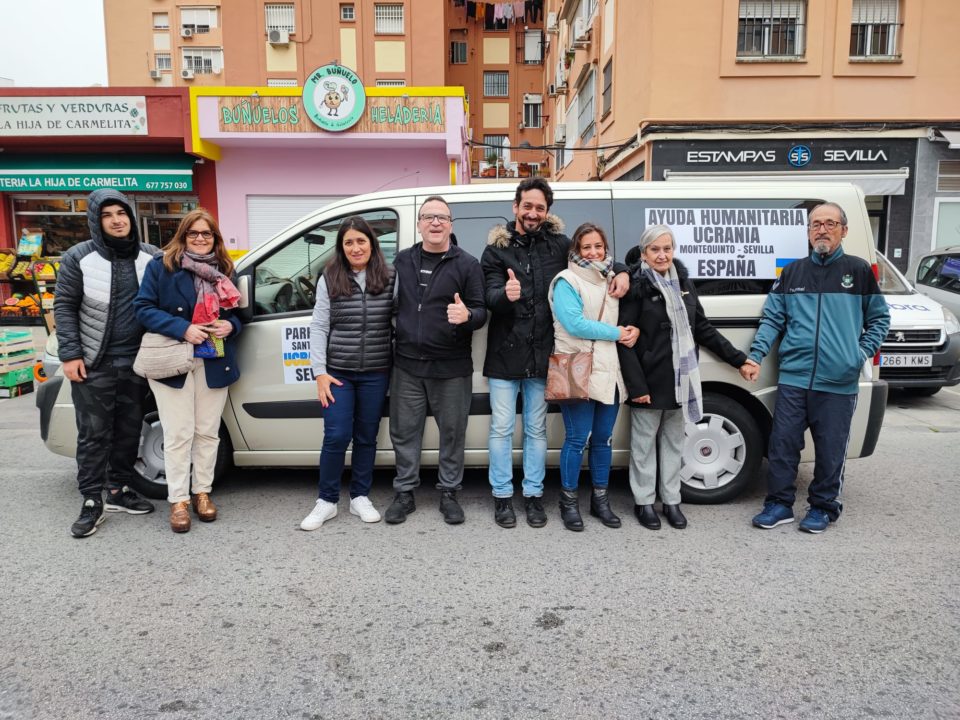 El frutero de Montequinto regresa de su ayuda humanitaria en Ucrania
