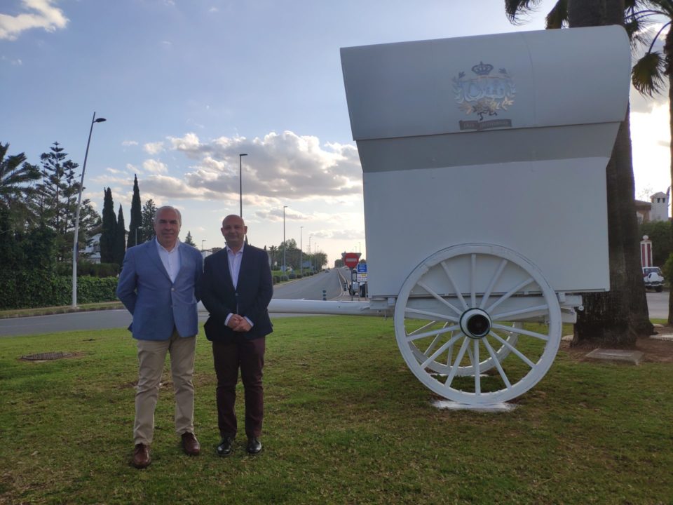 Nuevo monumento a la Hermandad del Rocío en la Carretera de La Isla