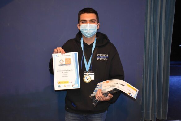 José Ignacio Blanco, primero en la Olimpiada de Geografía nacional