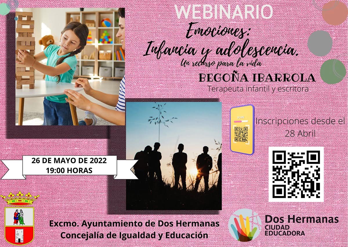 Las emociones en la infancia y adolescencia a través de un webinario