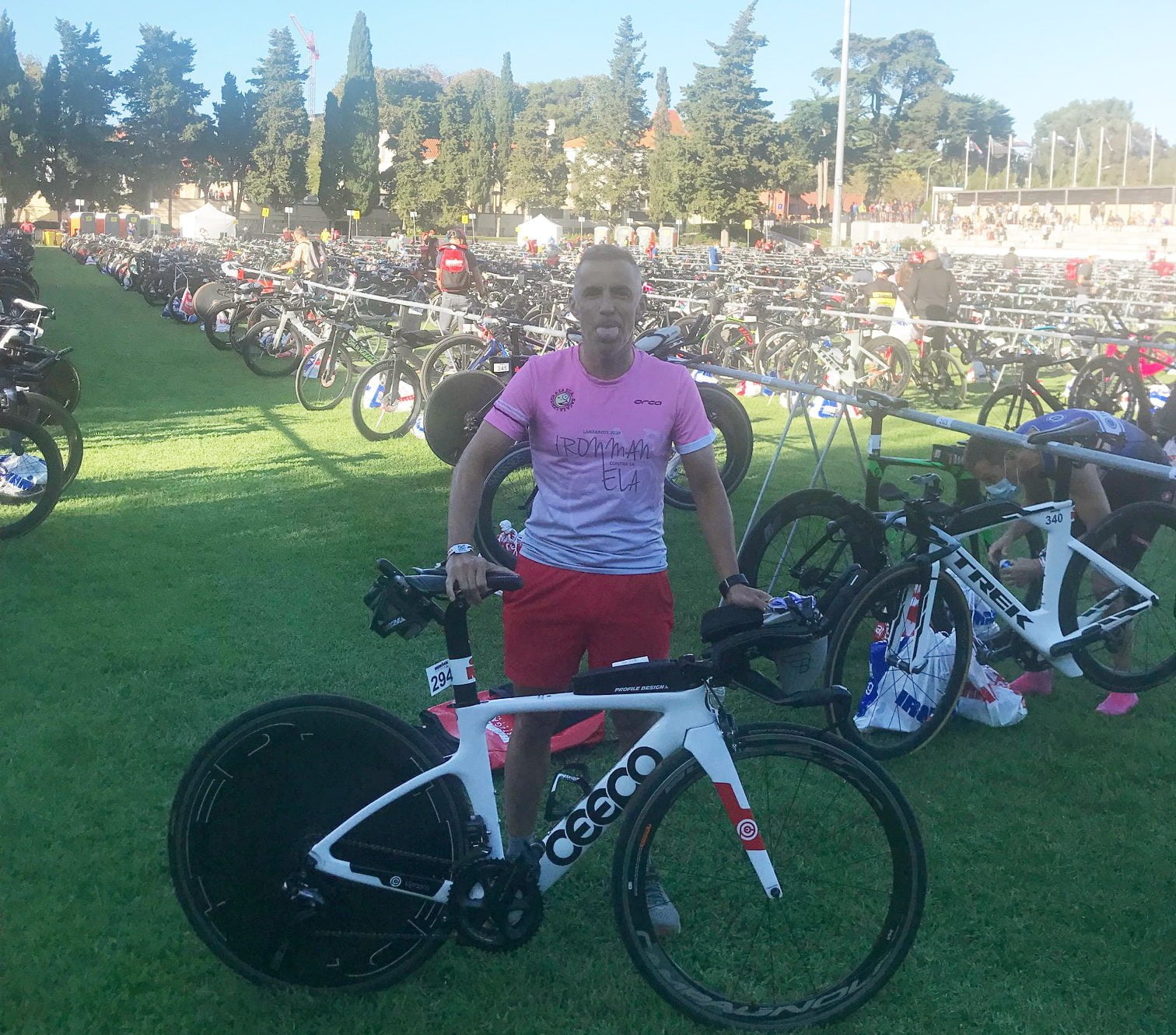 Daniel Hervás, en el Campeonato del Mundo de Triatlon ‘Ironman’
