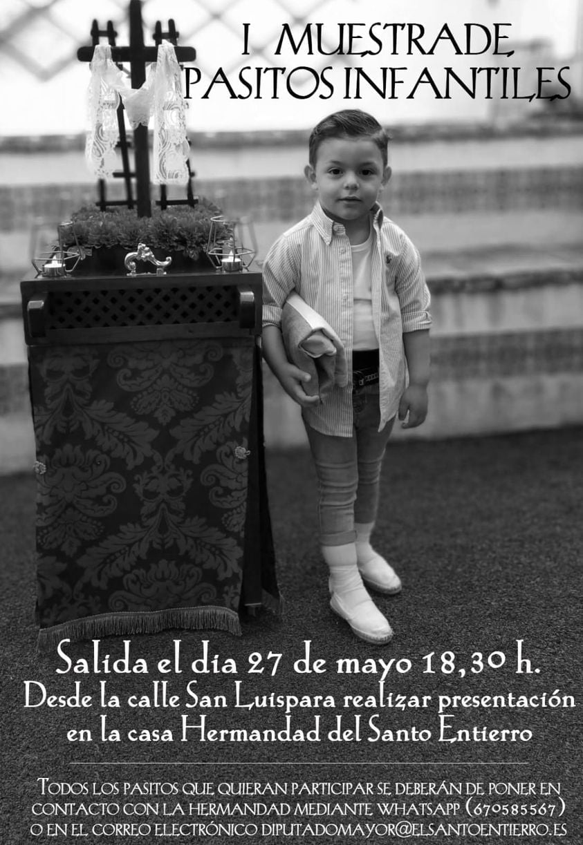 Muestra de pasitos infantiles de la Hermandad de Santo Entierro