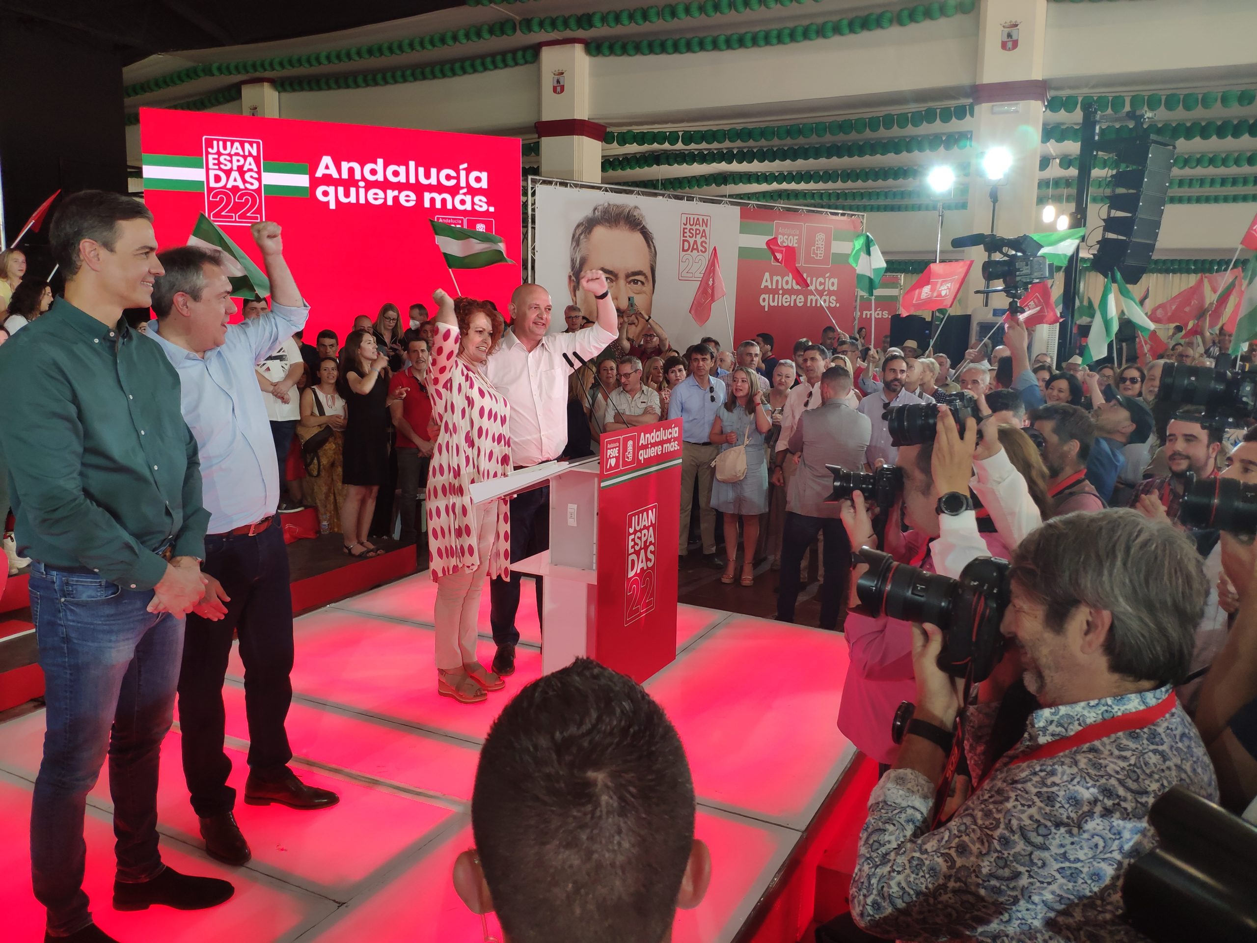 El corazón socialista volvió a bombear desde Dos Hermanas
