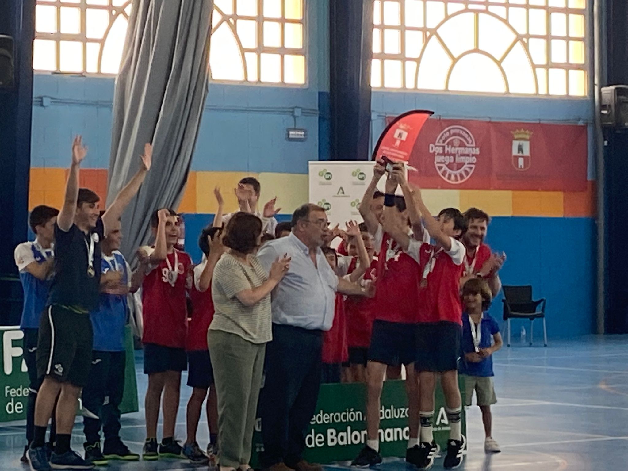 El alevín masculino del BM Montequinto, campeón de Andalucía