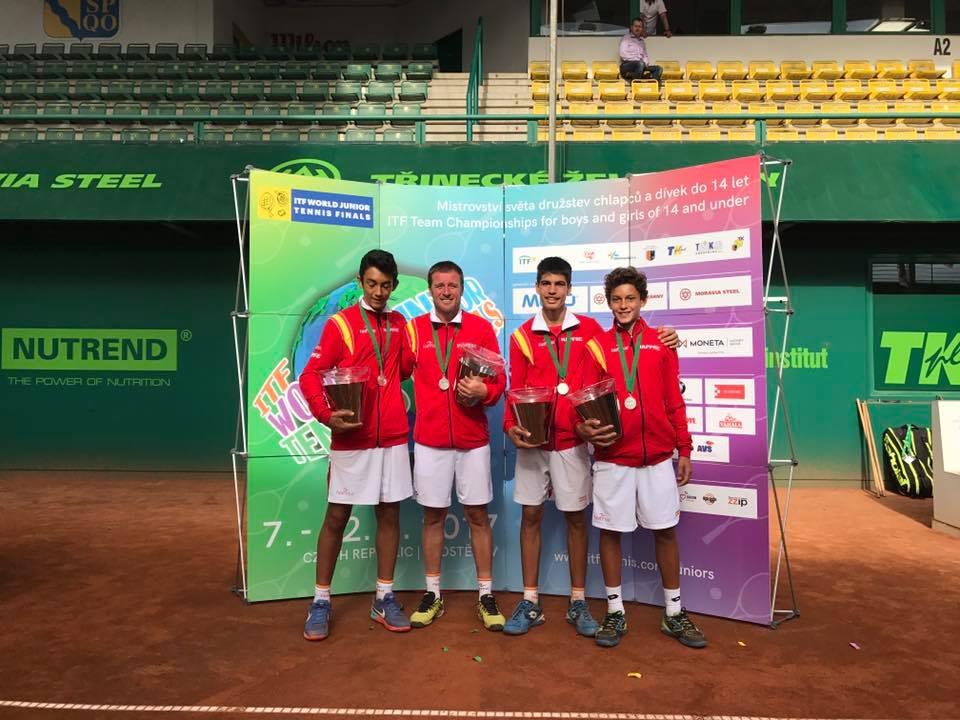 Nicolás Pérez, de nuevo capitán de la Selección Española de Tenis sub 14
