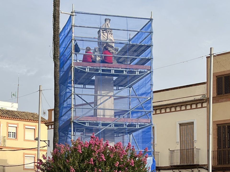 Conservación y mantenimiento del monumento de la Virgen de Valme