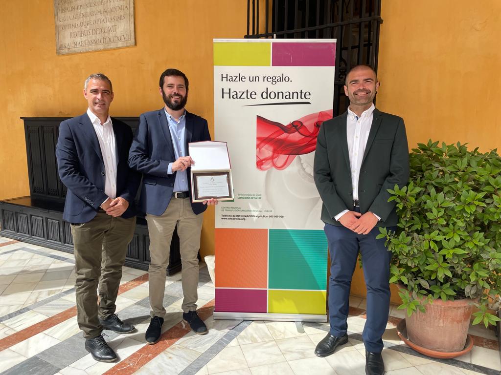 Reconocimiento al Ayuntamiento en el Día del Donante de Sangre