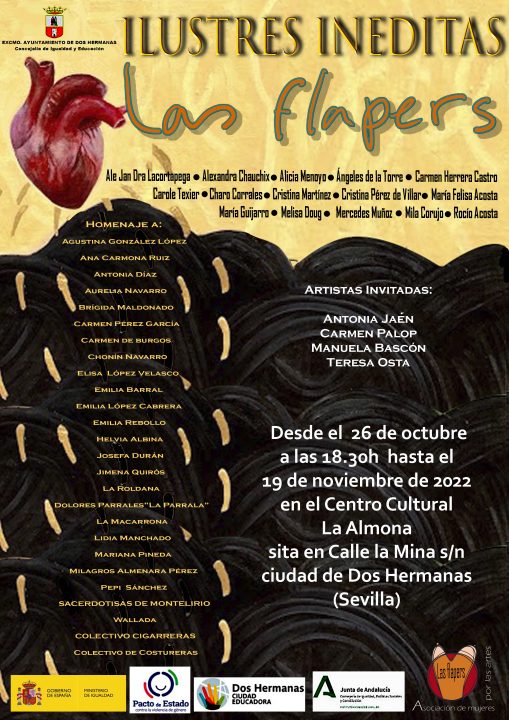 Ilustres Inéditas, exposición de Mujeres Artistas Las Flappers