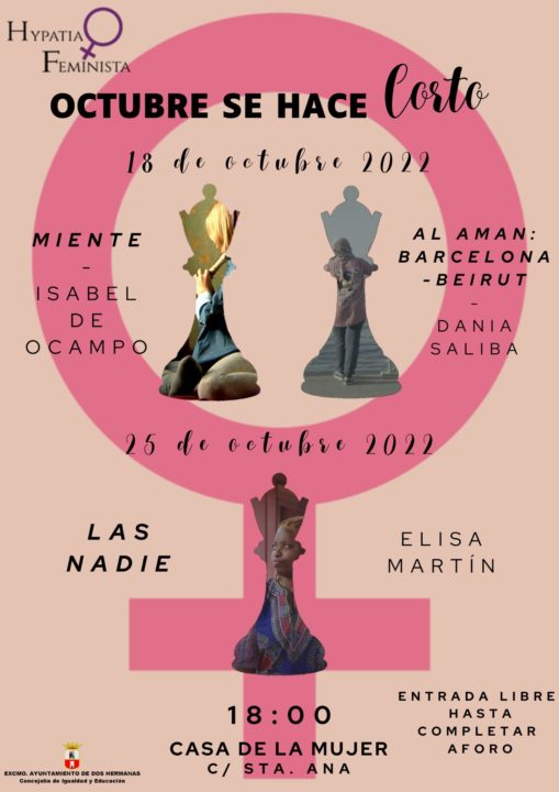 Feministas Hypatia organiza un ciclo de cortometrajes