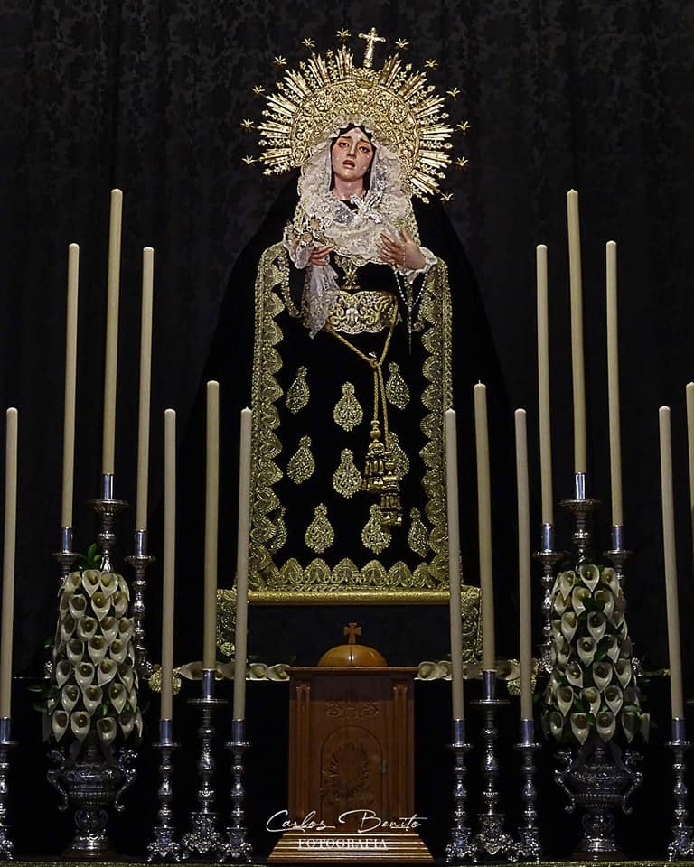 Ntra. Sra. de las Angustias preside sus cultos esta semana