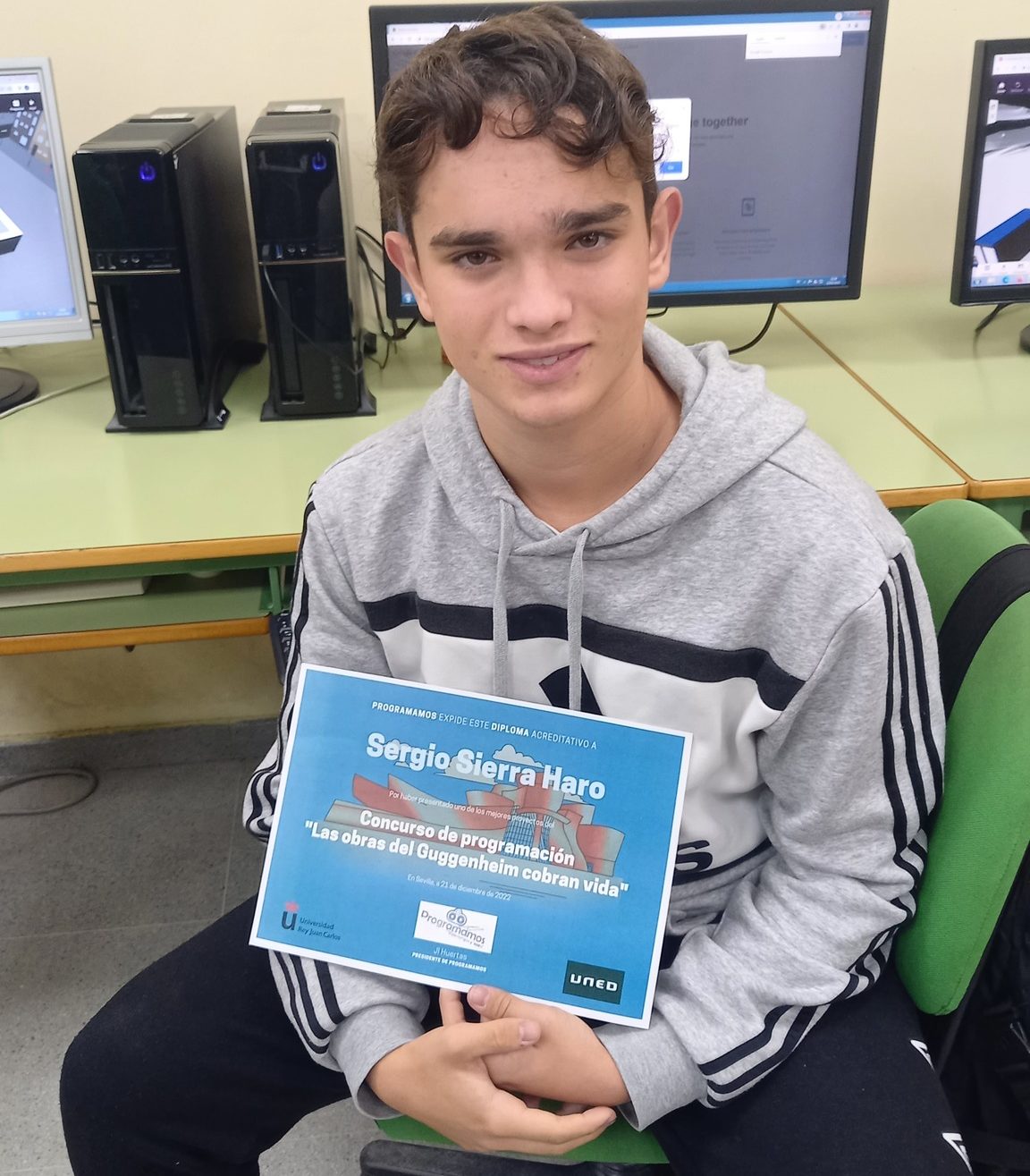 Sergio Sierra Haro, gana un concurso nacional de programación