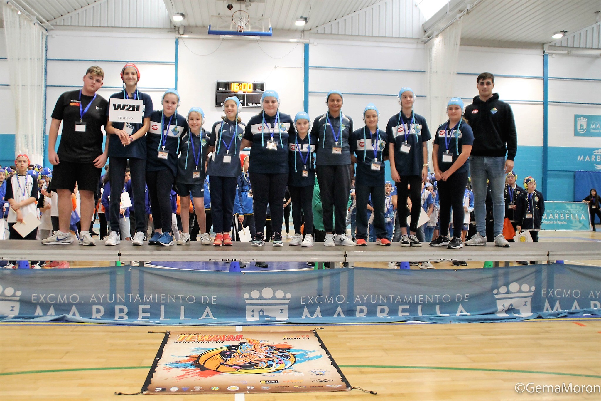 Los primeros protagonistas del waterpolo han sido sus promesas