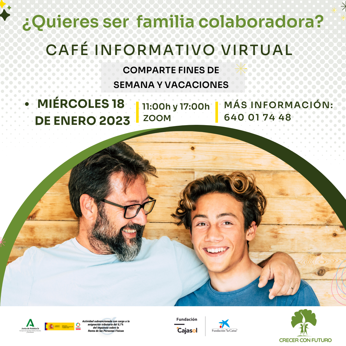 Primer café informativo para futuras Familias Colaboradoras