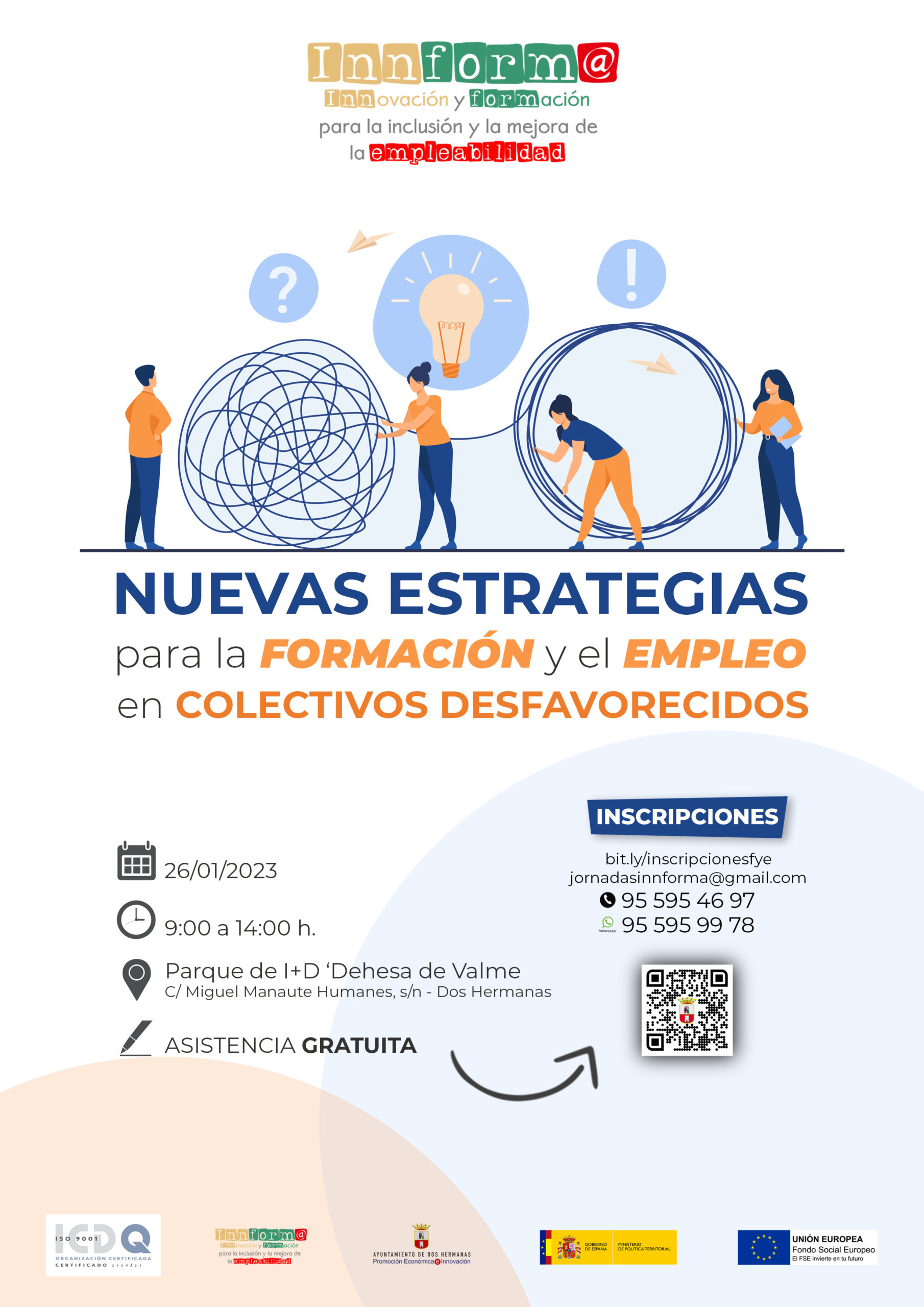 Nuevas estrategias de formación y empleo para colectivos desfavorecidos