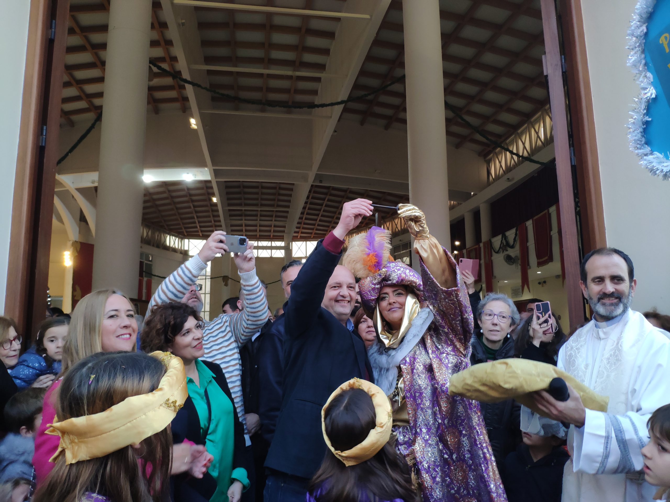 Galería de imágenes de las visitas de los emisarios de los Reyes Magos