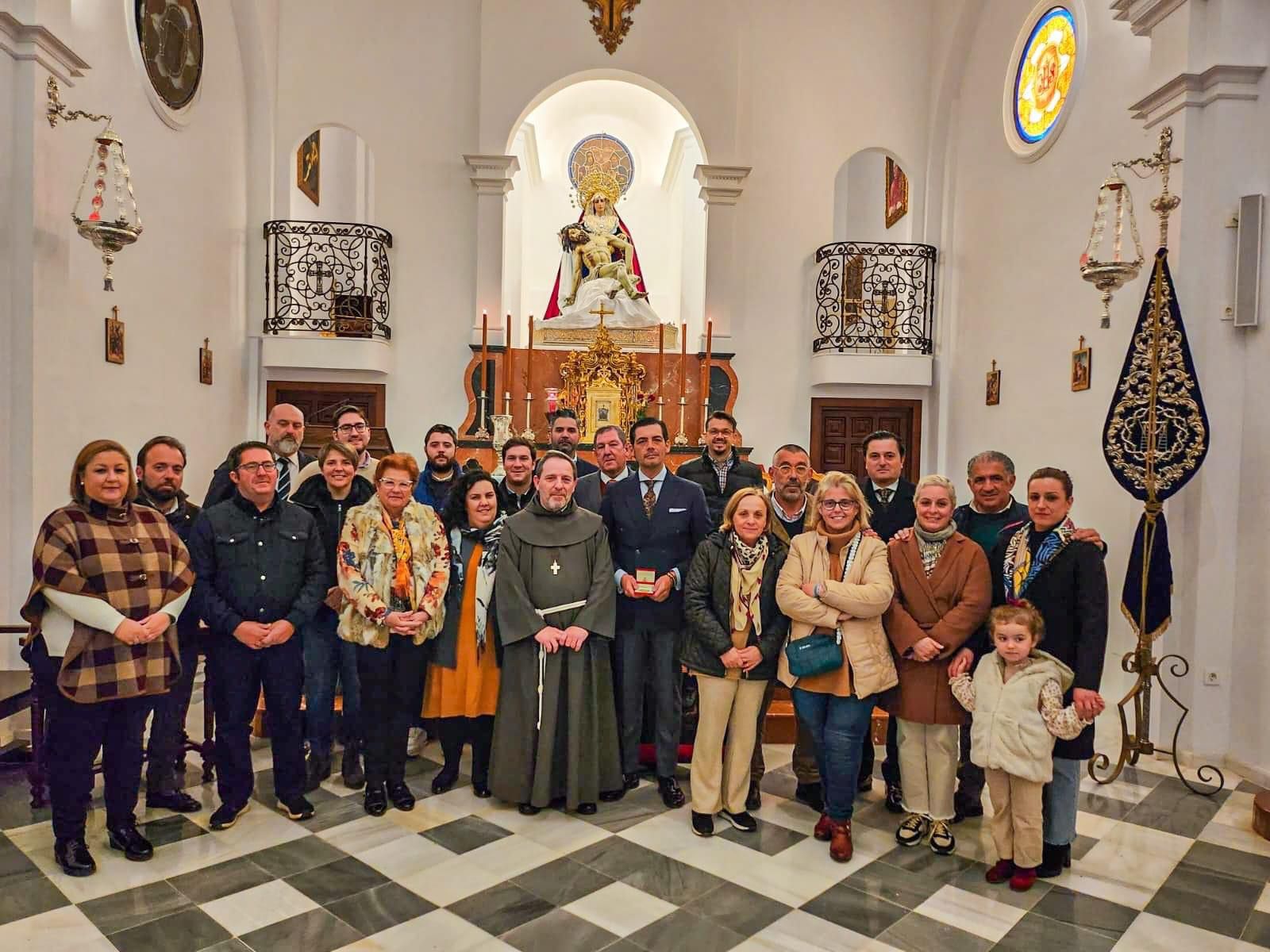 Medalla conmemorativa del pontificado de Amigo Vallejo para Amargura