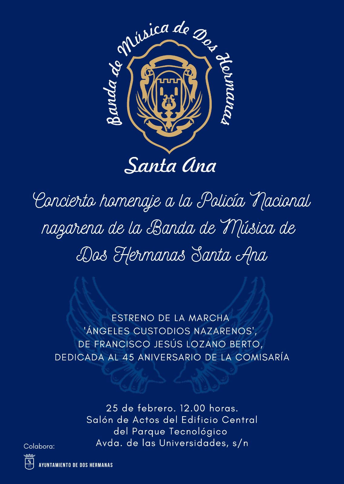 Concierto homenaje a la Policía Nacional de la Banda de Santa Ana