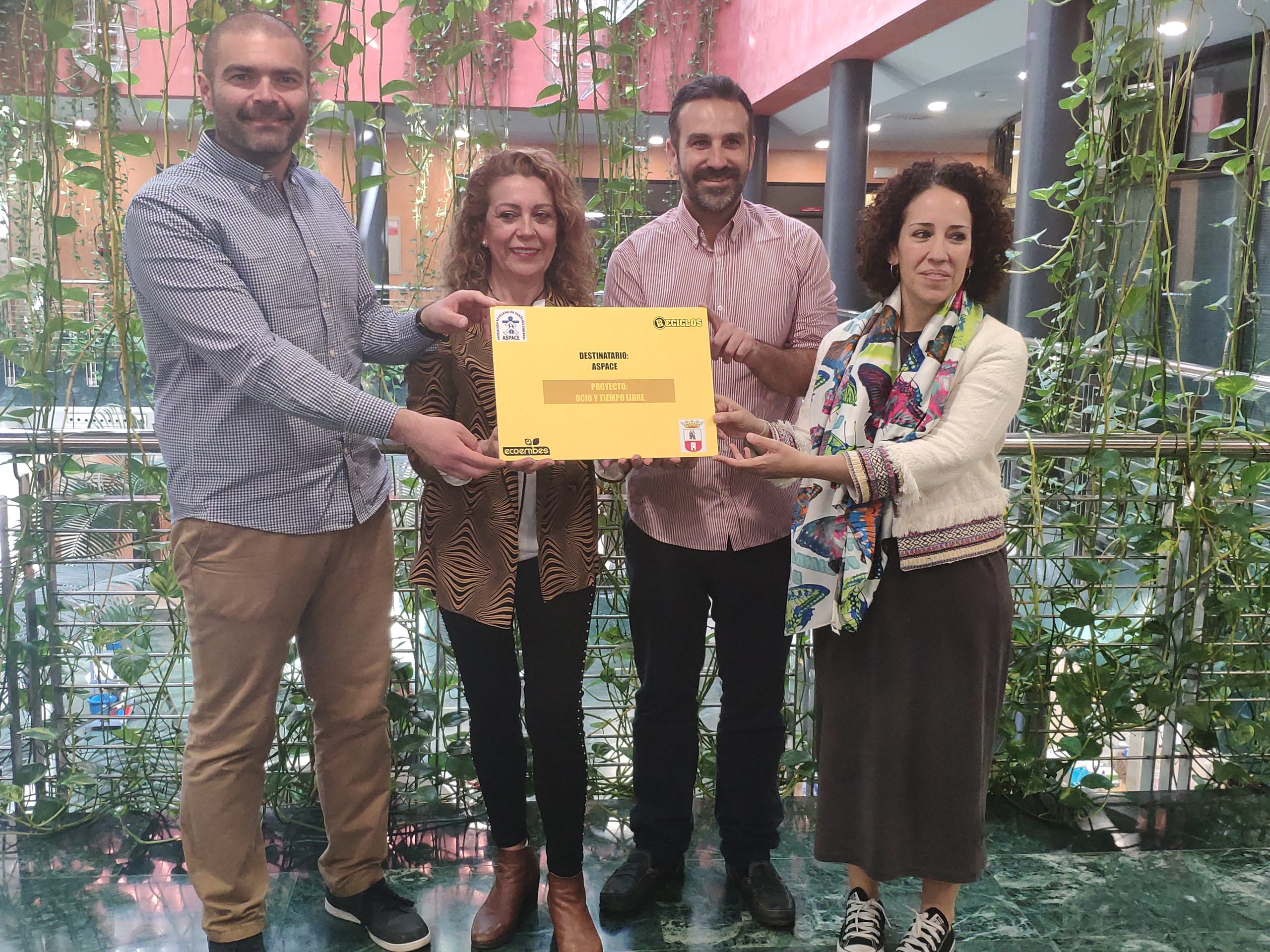 Reciclos logra su primer objetivo solidario con Aspace