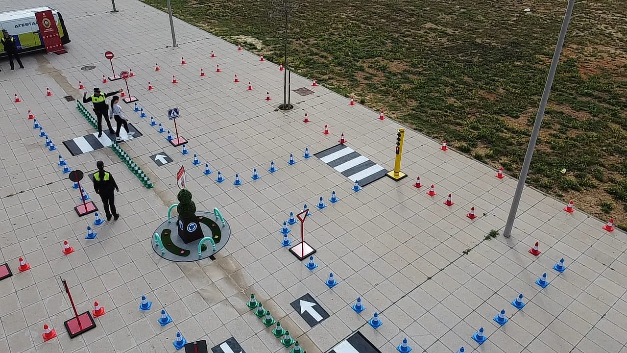 Pista de educación vial de la Policía Local para los centros escolares