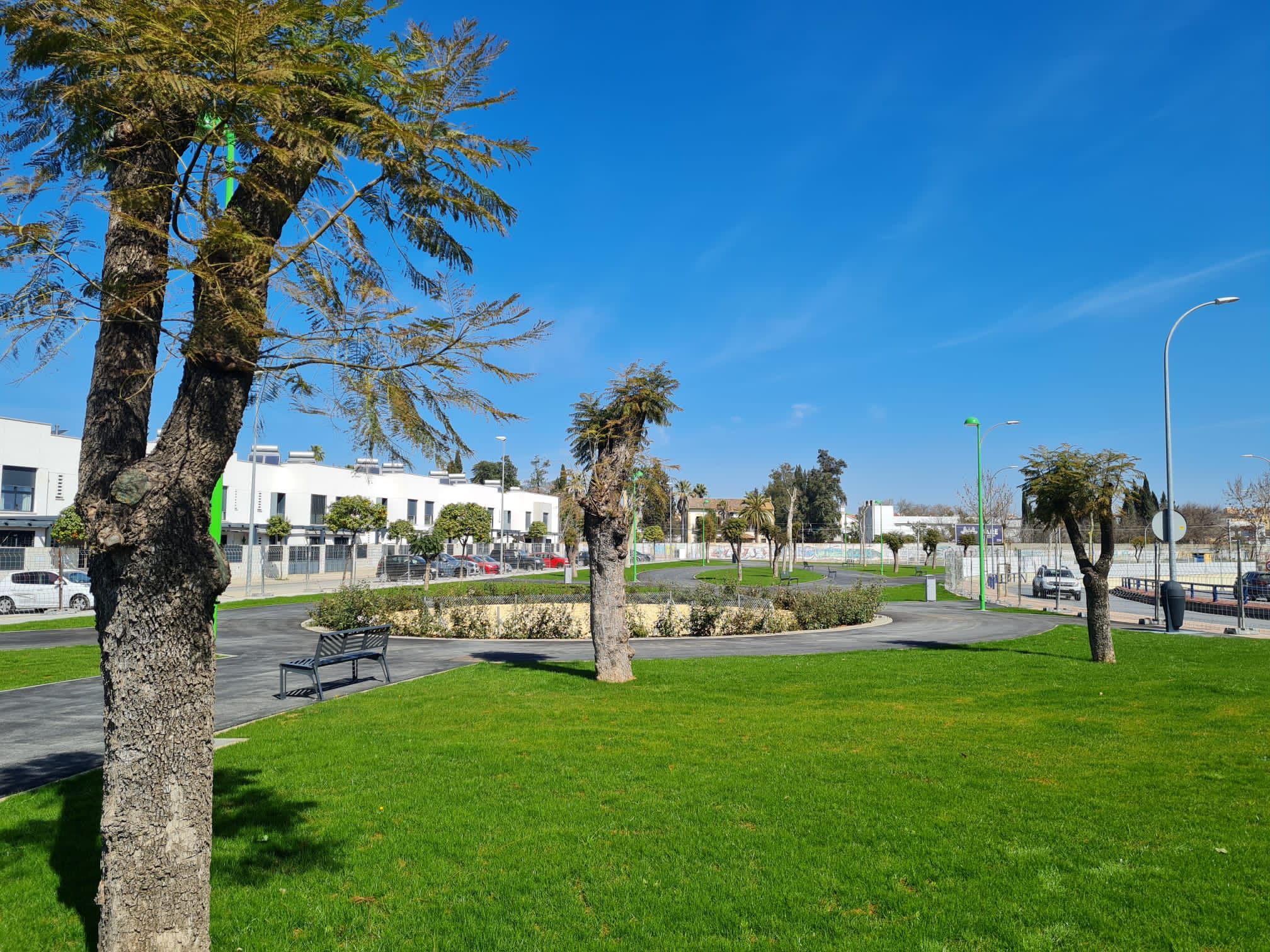 Nuevo parque en la Avda. de España para completar sus zonas verdes