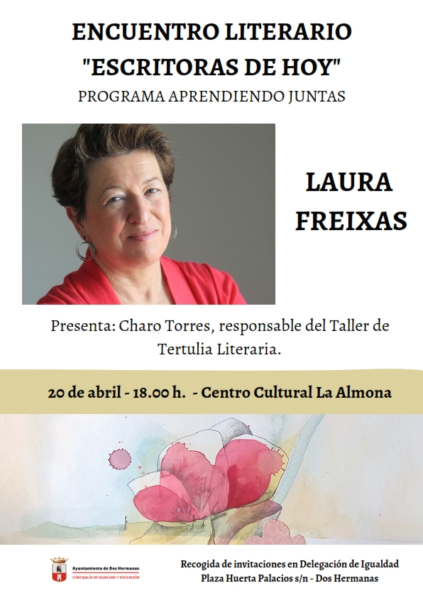 Laura Freixas estará en los Encuentros con escritoras de hoy