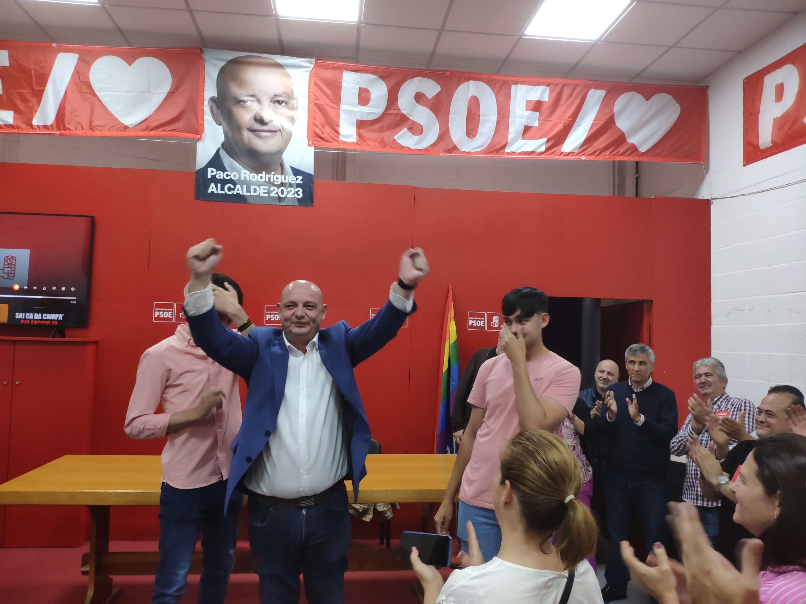 Agradecido y muy satisfecho con los resultados del PSOE