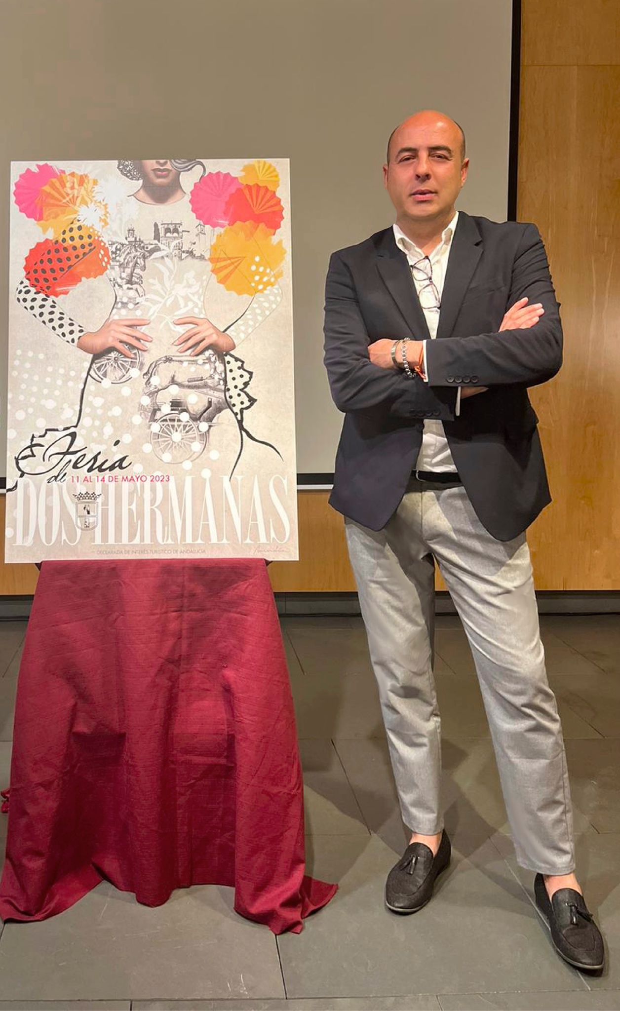 Carlos Buendía, autor del cartel de Feria de Mayo 2023
