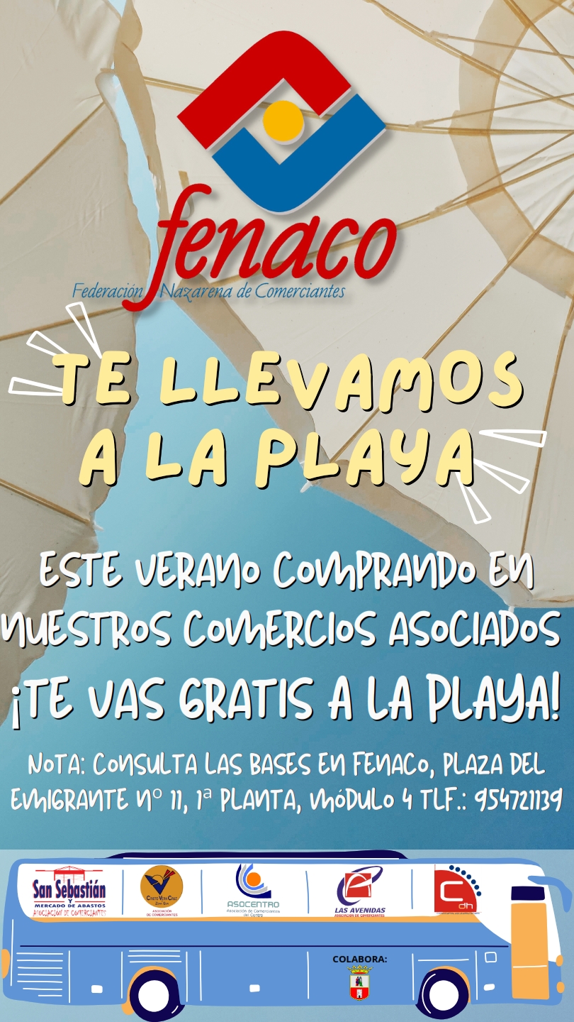 Te llevamos a la playa es la nueva iniciativa de Fenaco