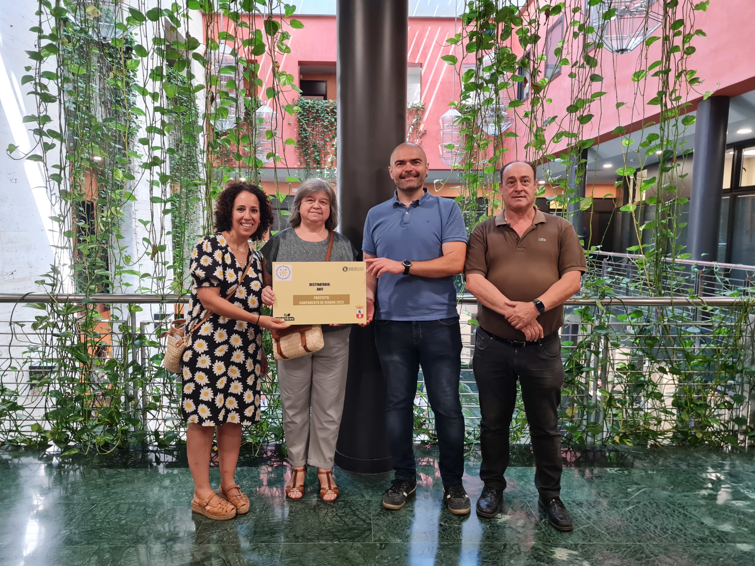 ANFI, nueva beneficiaria de la donación del programa Reciclos