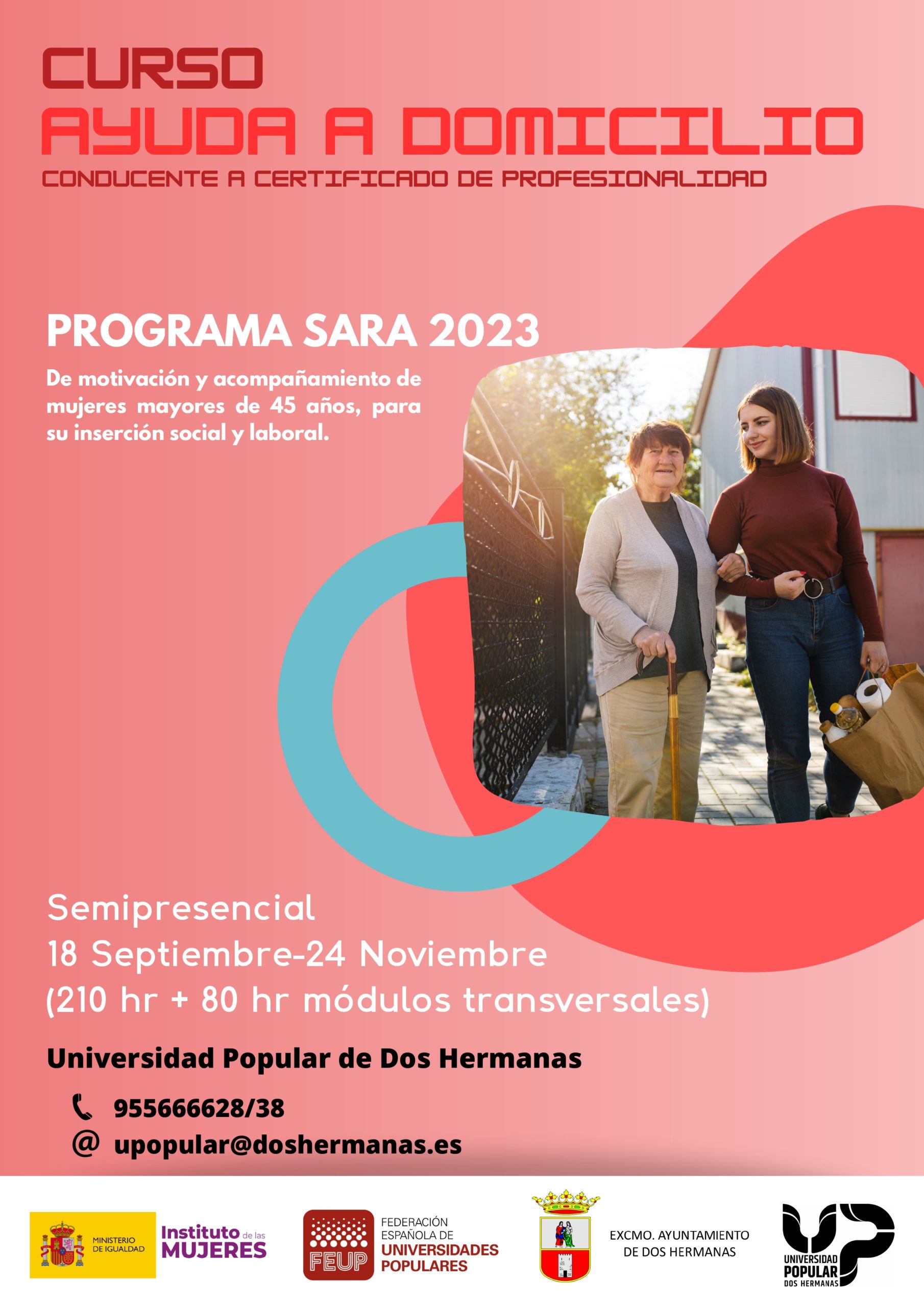 Preinscripción para el curso Auxiliar de Ayuda a Domicilio