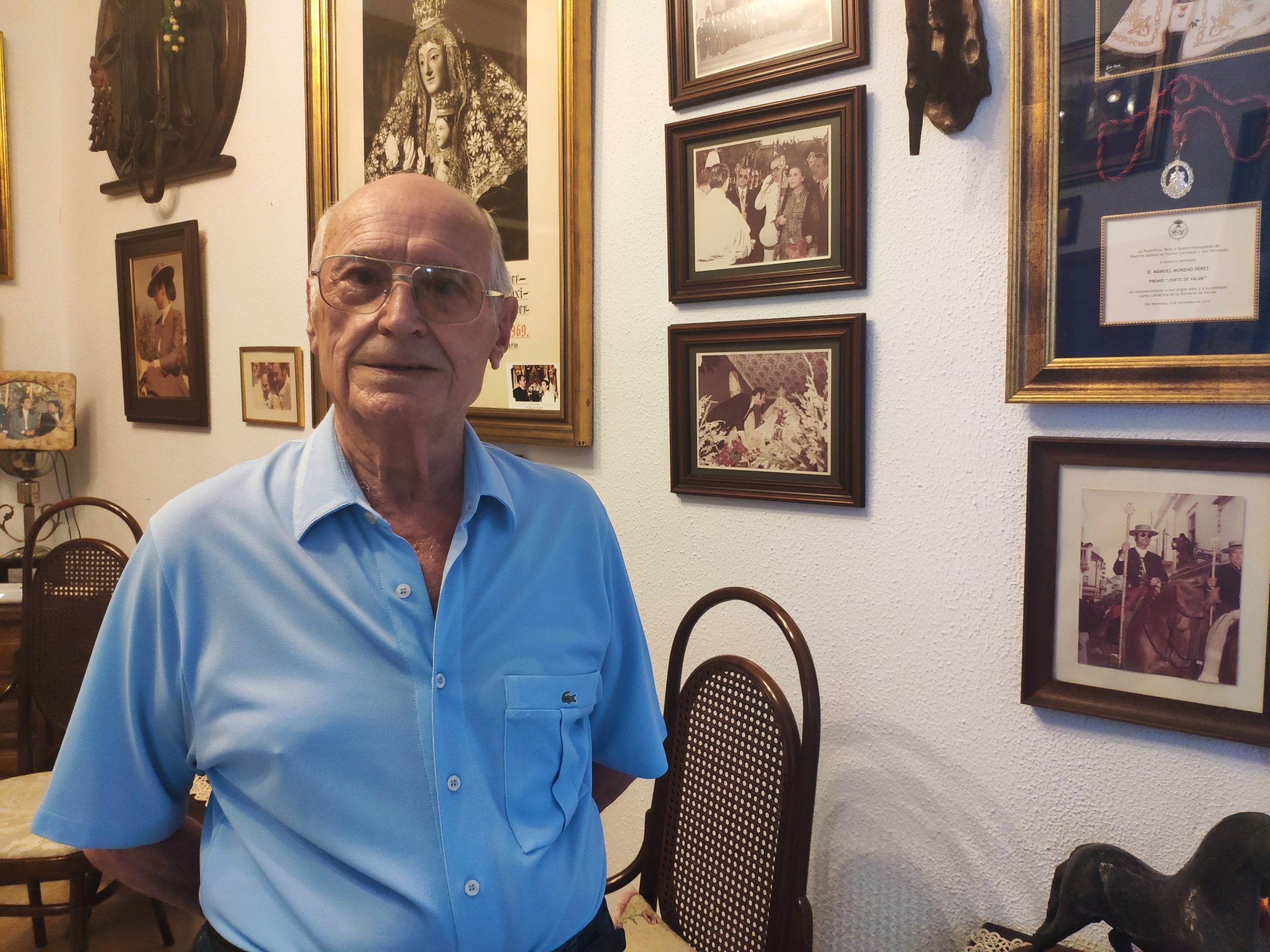 Manolo Moreno revive la coronación de Valme en 1973