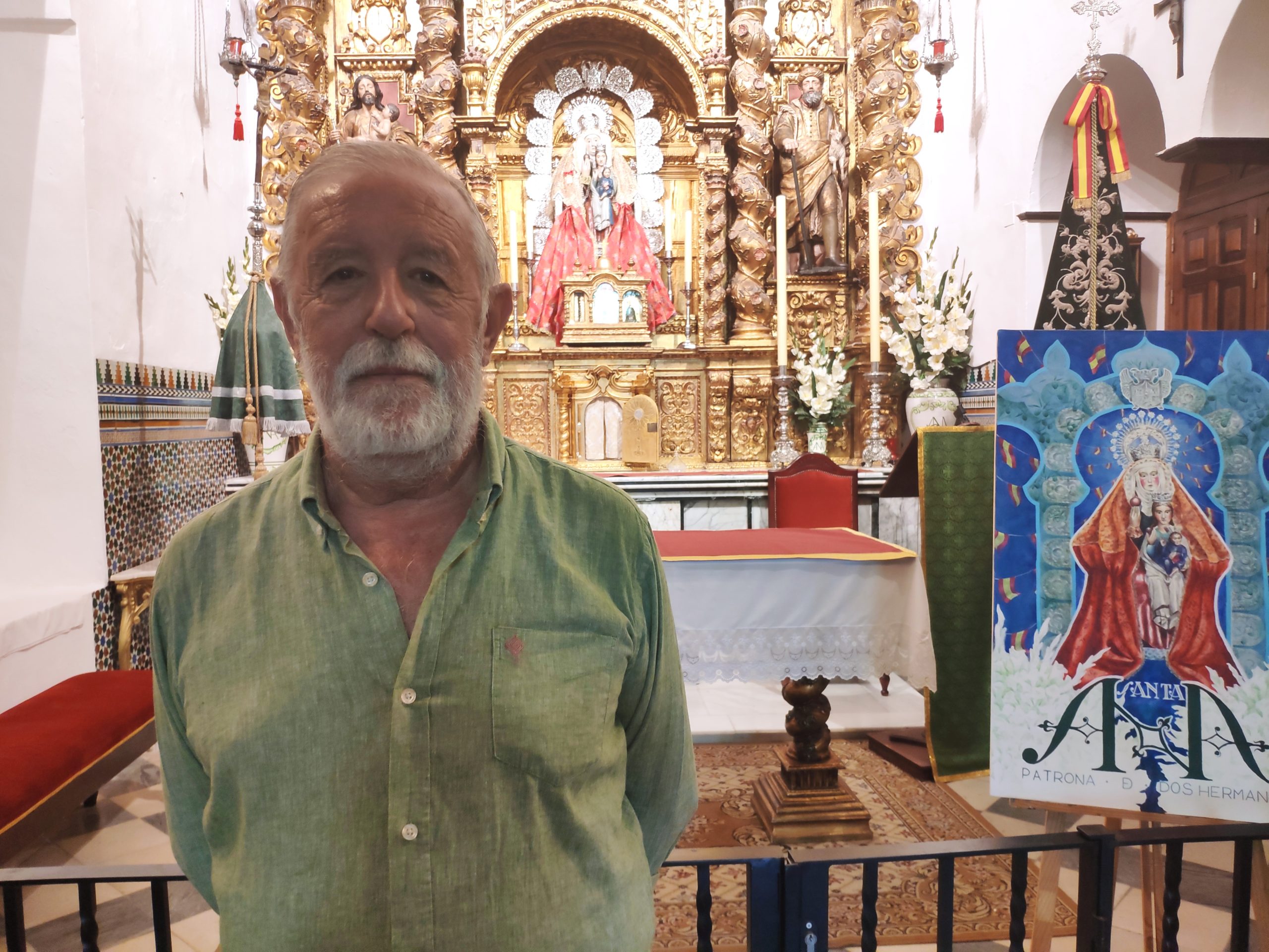 Agustín García, pregonero del V Centenario de Santa Ana