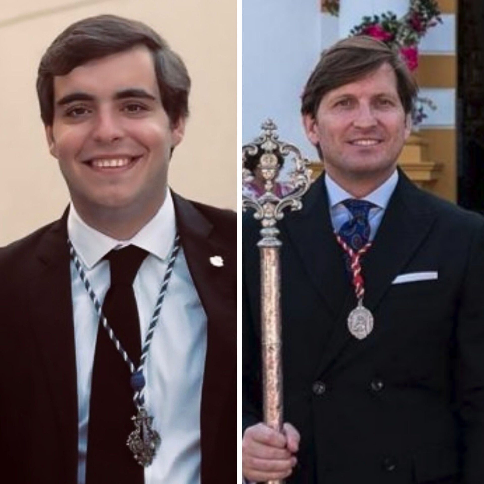 Alberto Díaz y José M. Pedrera, pregoneros del Gran Poder