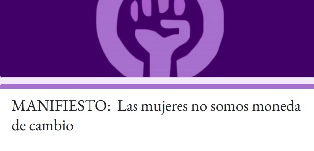 Las mujeres no somos moneda de cambio