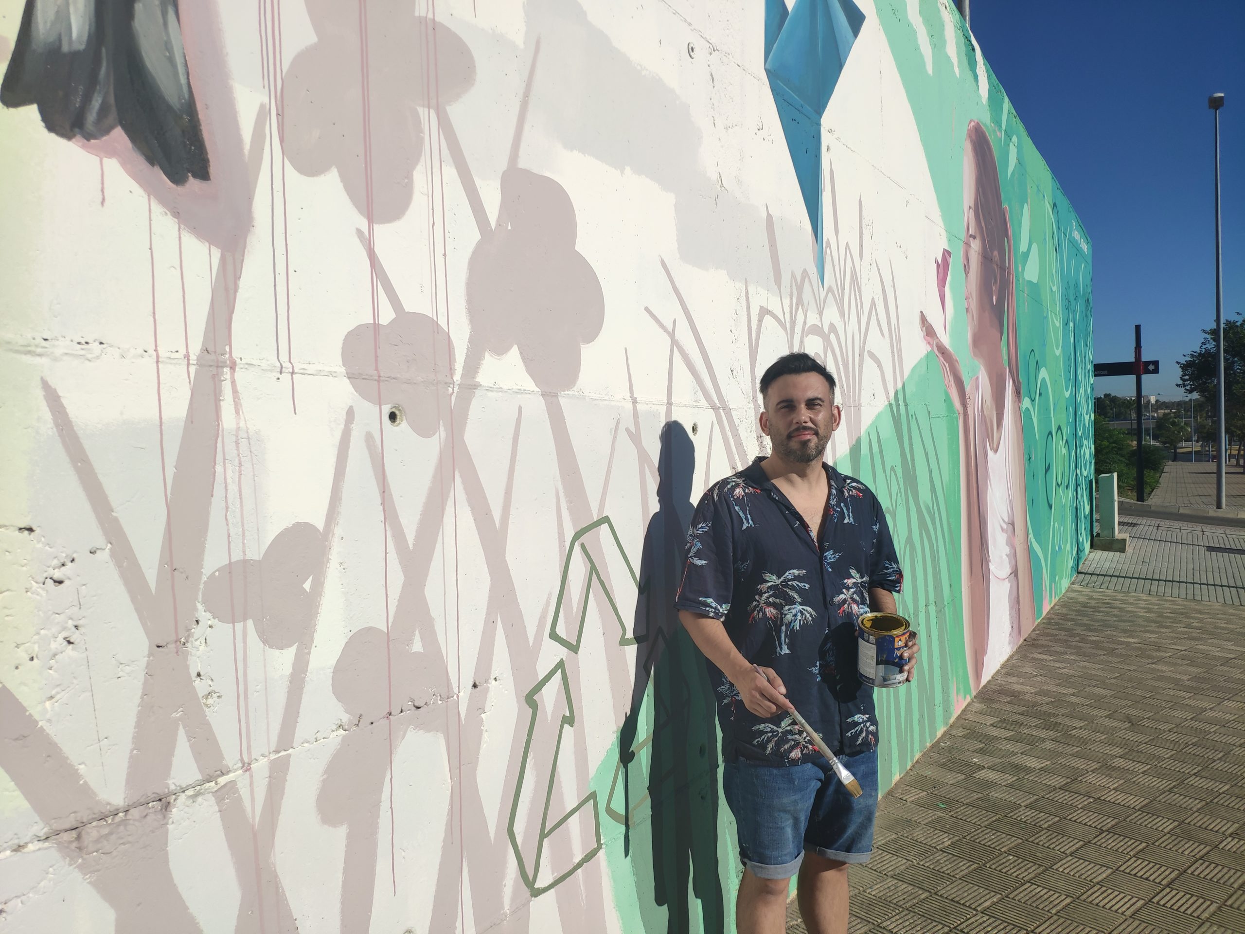 Nuestro Eco, nuevo mural de Diego Gómez para Dos Hermanas