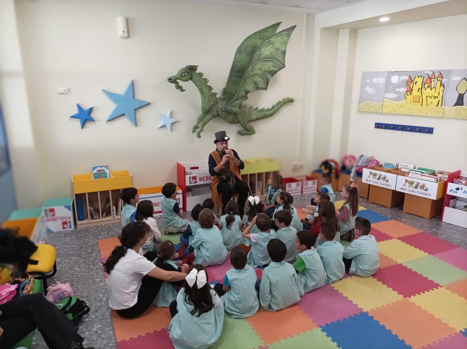 Nueva edición de las visitas escolares a la biblioteca