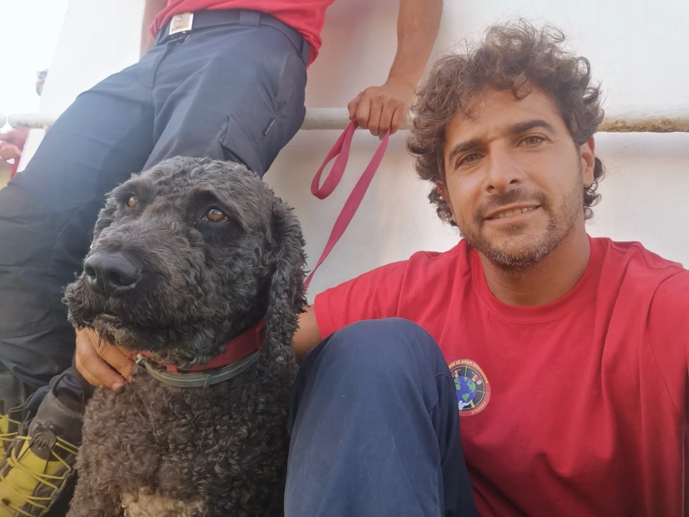Alejandro Marín, un bombero nazareno en el terremoto de Marruecos