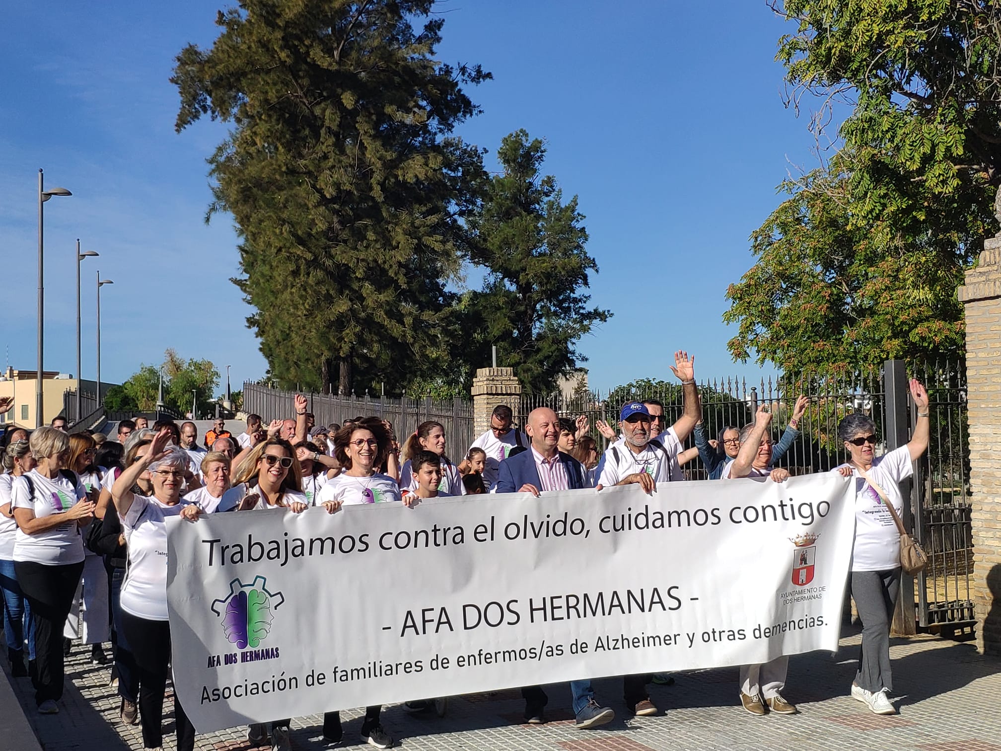 Una marcha festiva para visibilizar el Alzheimer