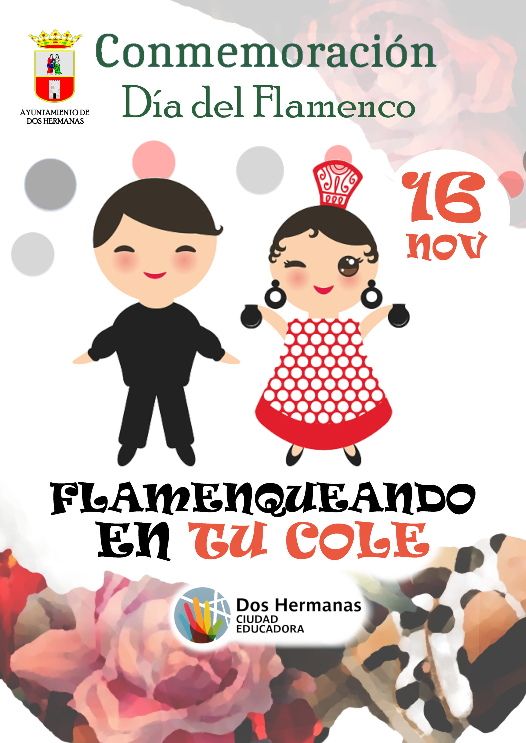 Taller de flamenco en las aulas para conmemorar su día